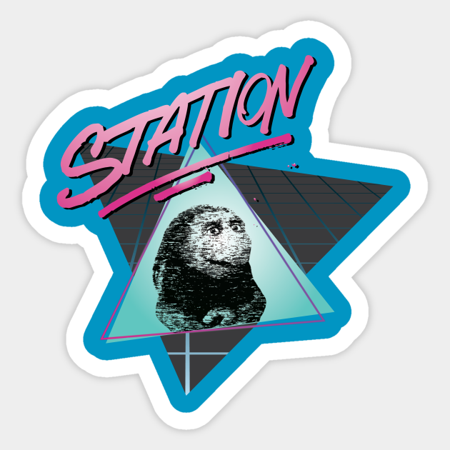 Station Bill And Ted Sticker TeePublic